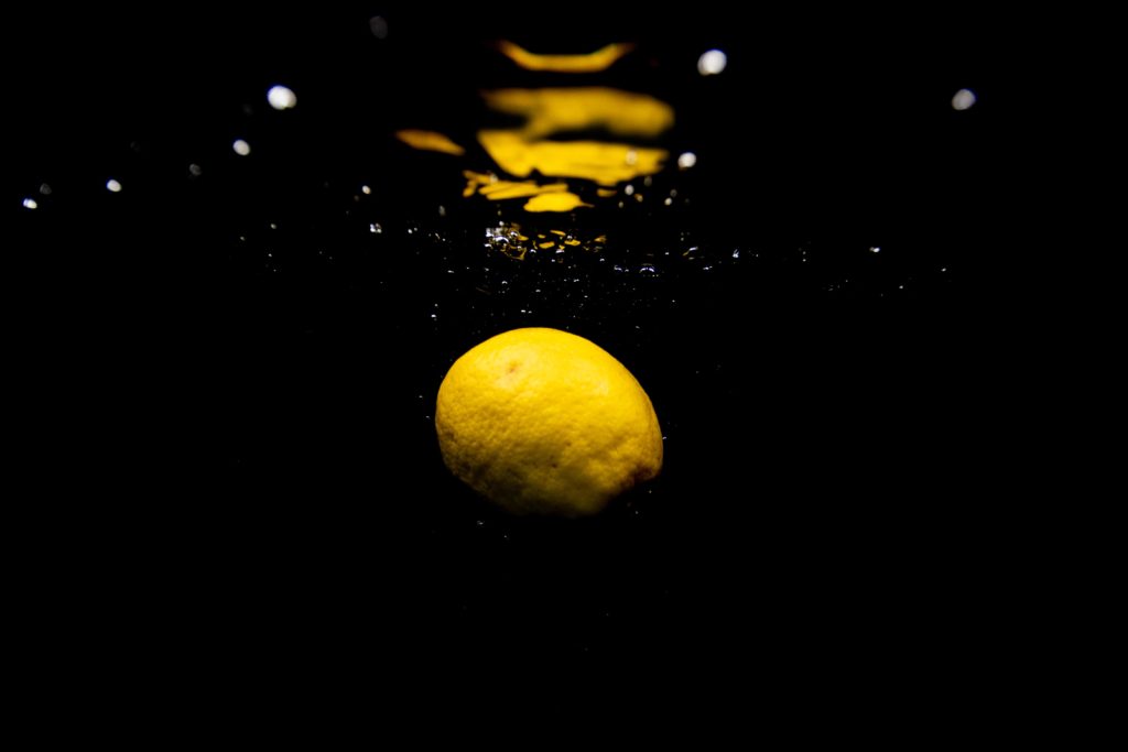 underwater fruit