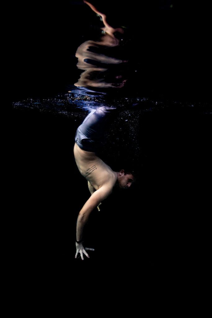 underwater portrait photoshoot