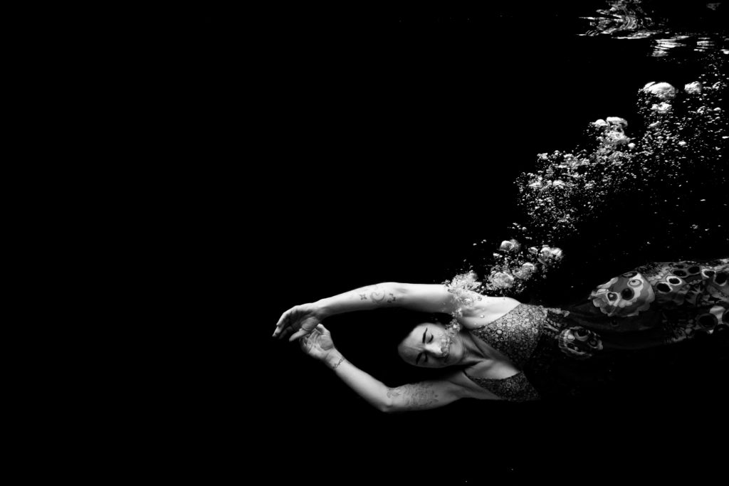 underwater portrait Charlotte Boiron