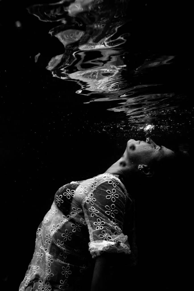 photographe portrait sous l'eau aquatique
