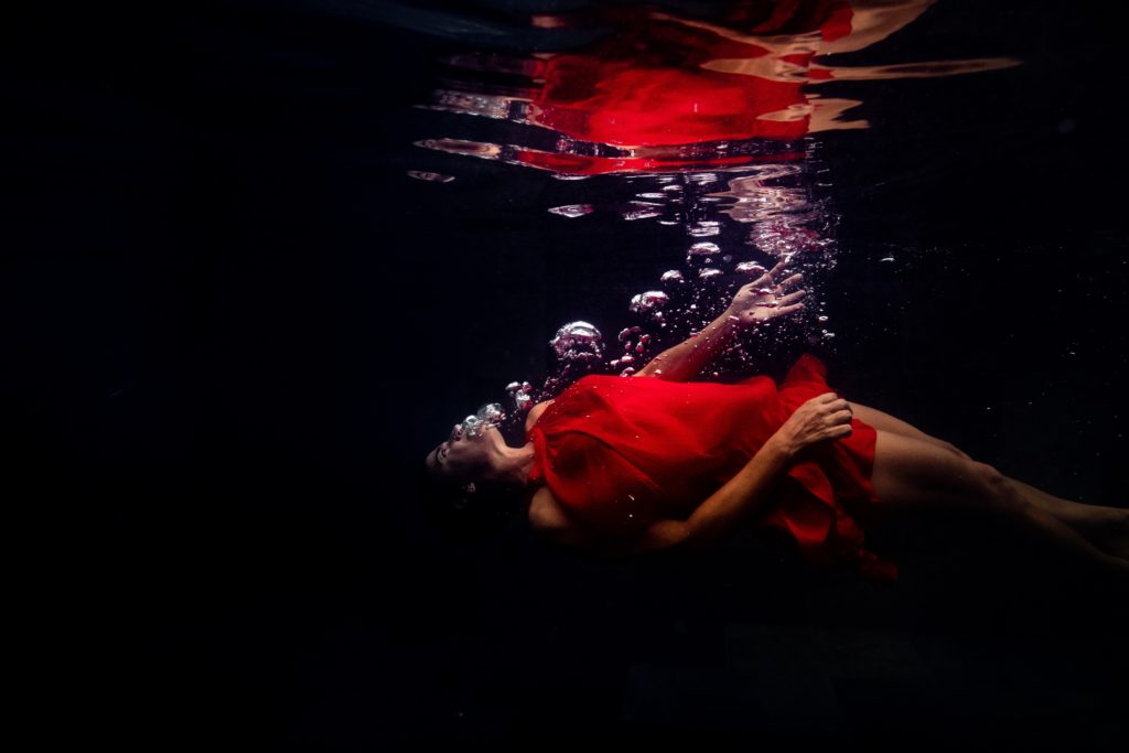 photographe portrait sous l'eau aquatique