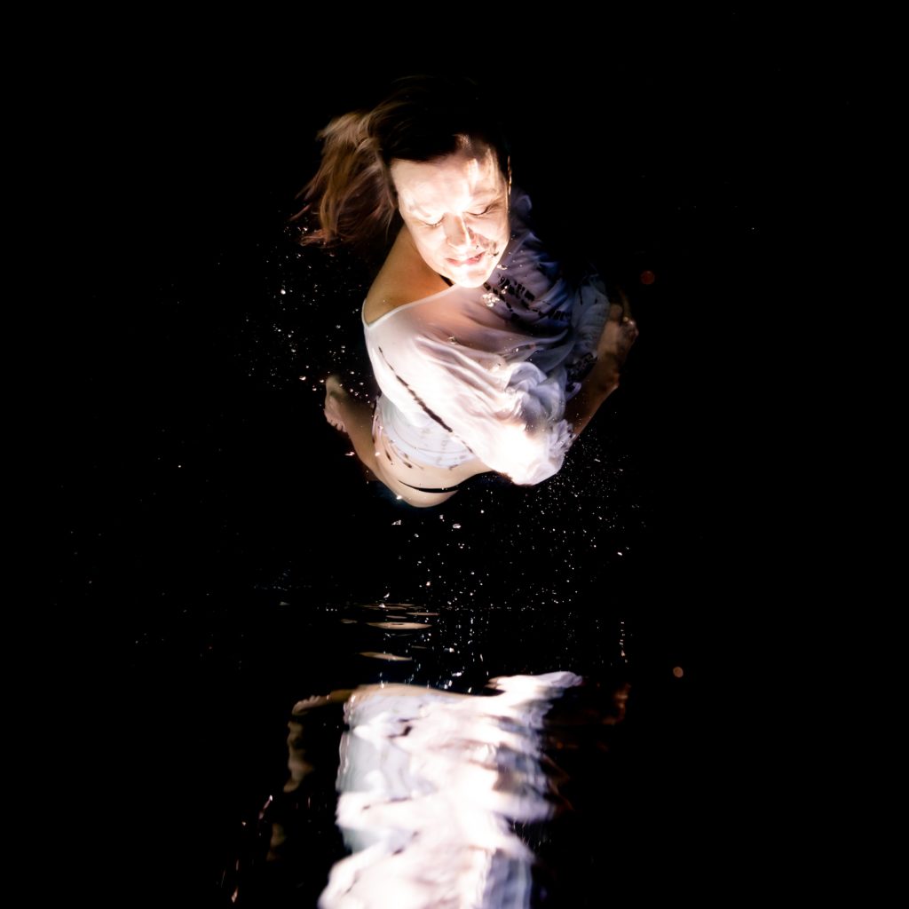 portrait sous l'eau